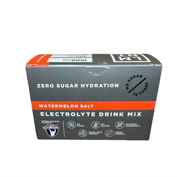 LMNT Electrolyte Drink Mix Packets, Watermelon Salt, 116 EA - Picture 2 of 9